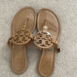Tory Burch Patent Leather Sandals (Size 8.5)